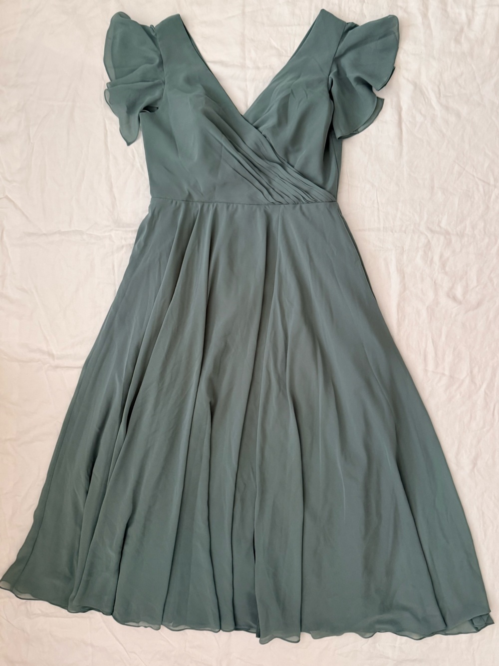 Deep Sea Tulle and Chantilly Dress
